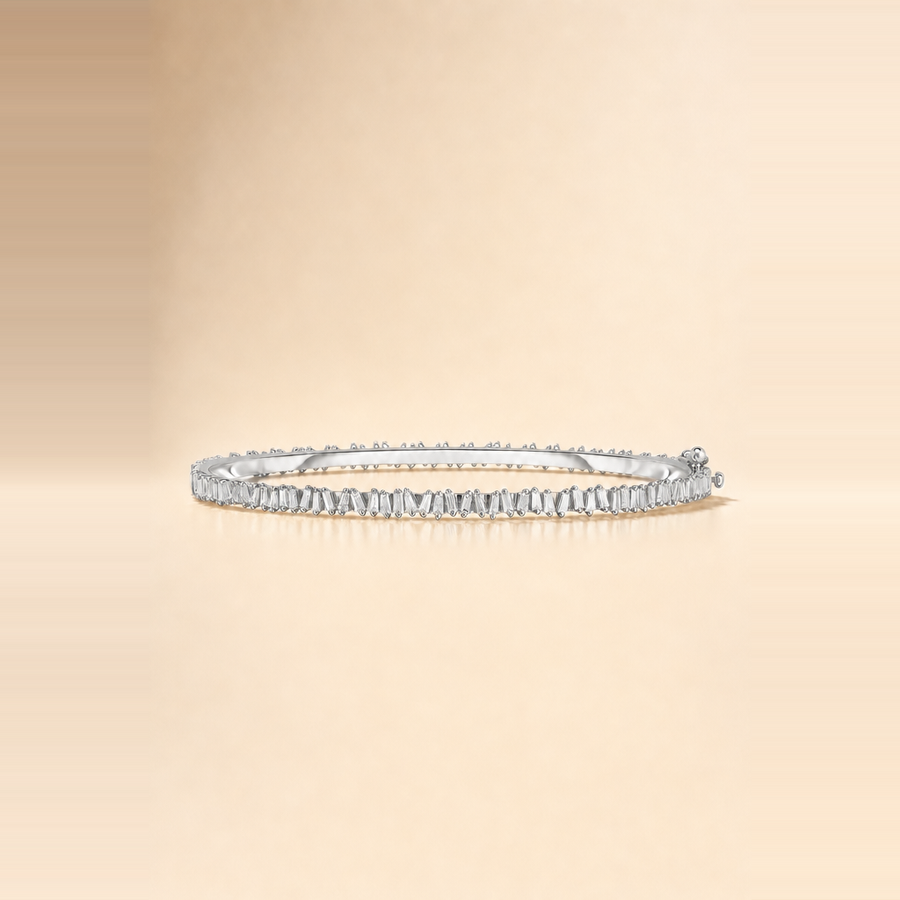 Baguette Zigzag Bangle — view 2