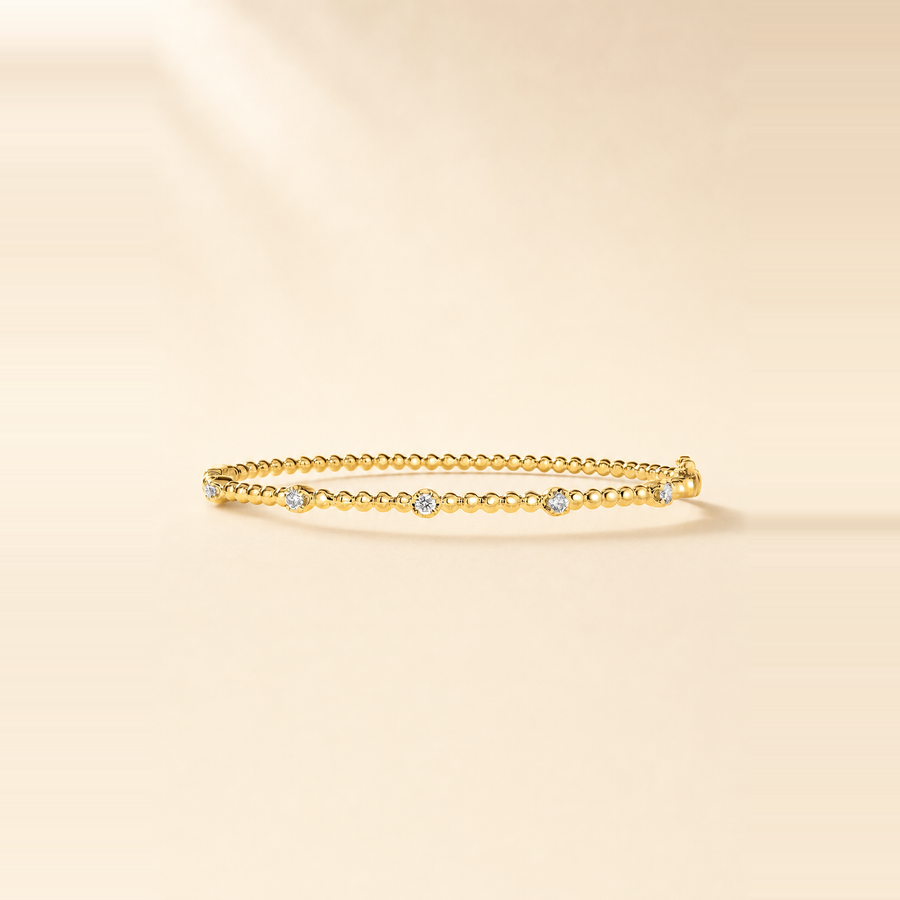 Diamond Bead Bangle — view 1