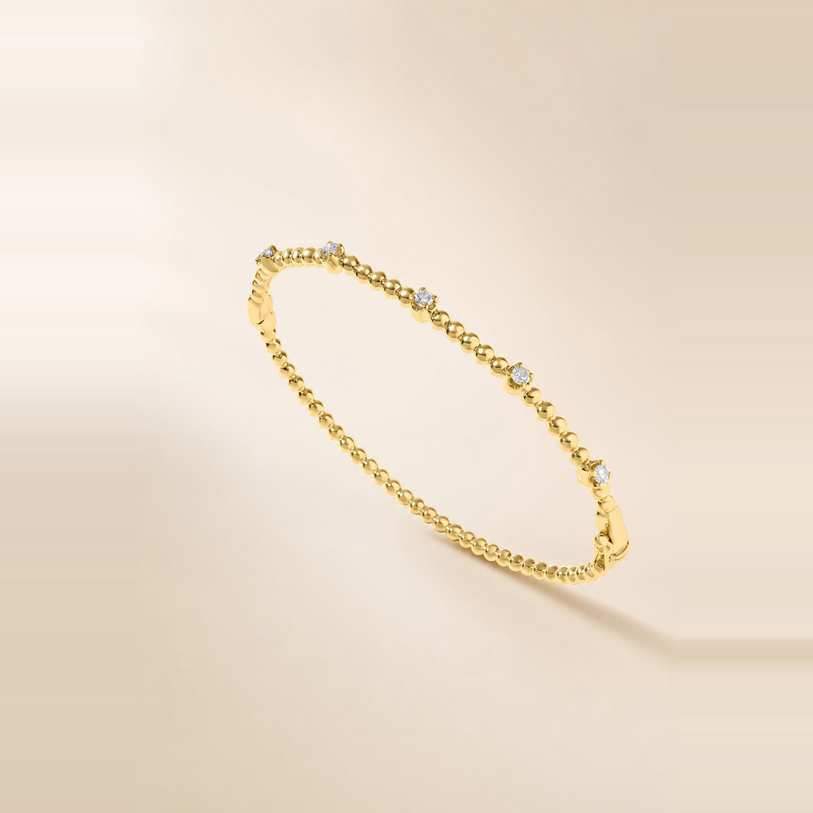 Diamond Bead Bangle — view 3