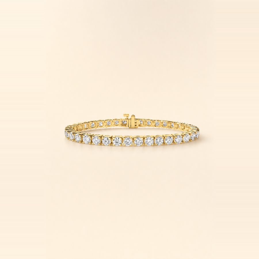 Classic Round Brilliant Tennis Bracelet — view 1