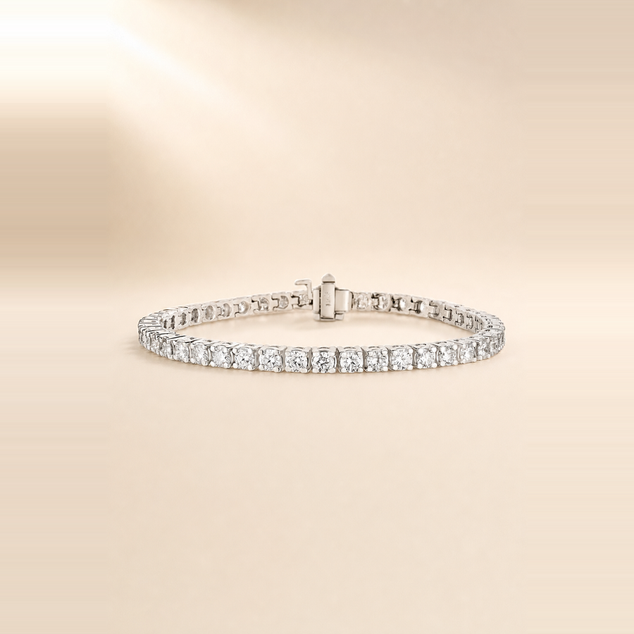 Classic Round Brilliant Tennis Bracelet — view 2