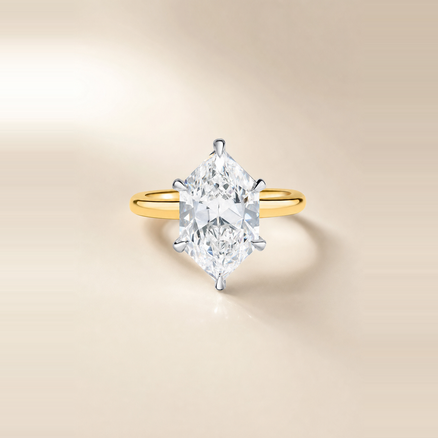 Duchess Diamond in Thin Hidden Halo — view 1