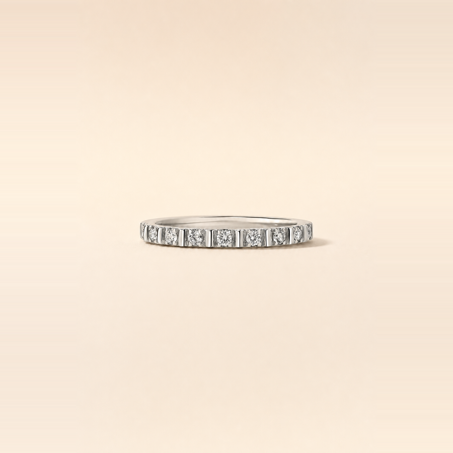 Fluted Diamond Band — view 8