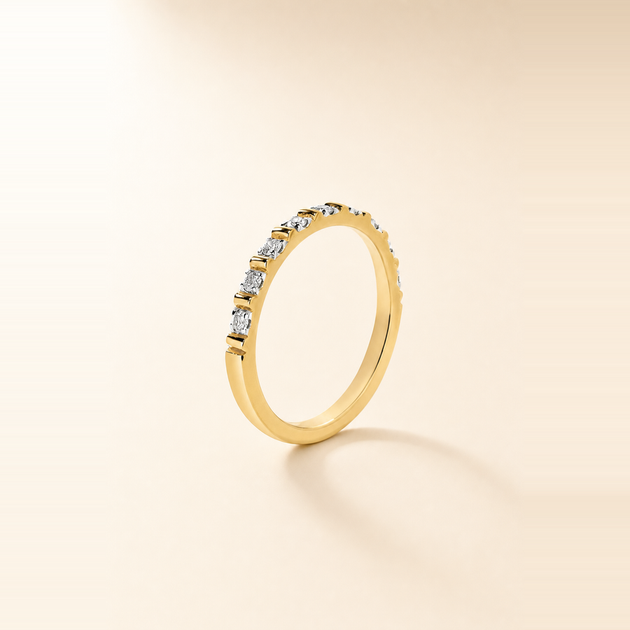 Fluted Diamond Band — view 5