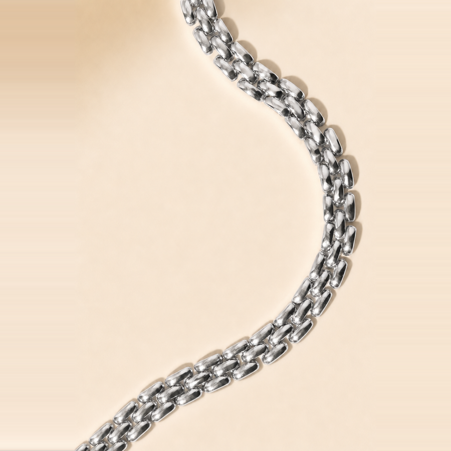 Bead-Link Chain Necklace — view 10