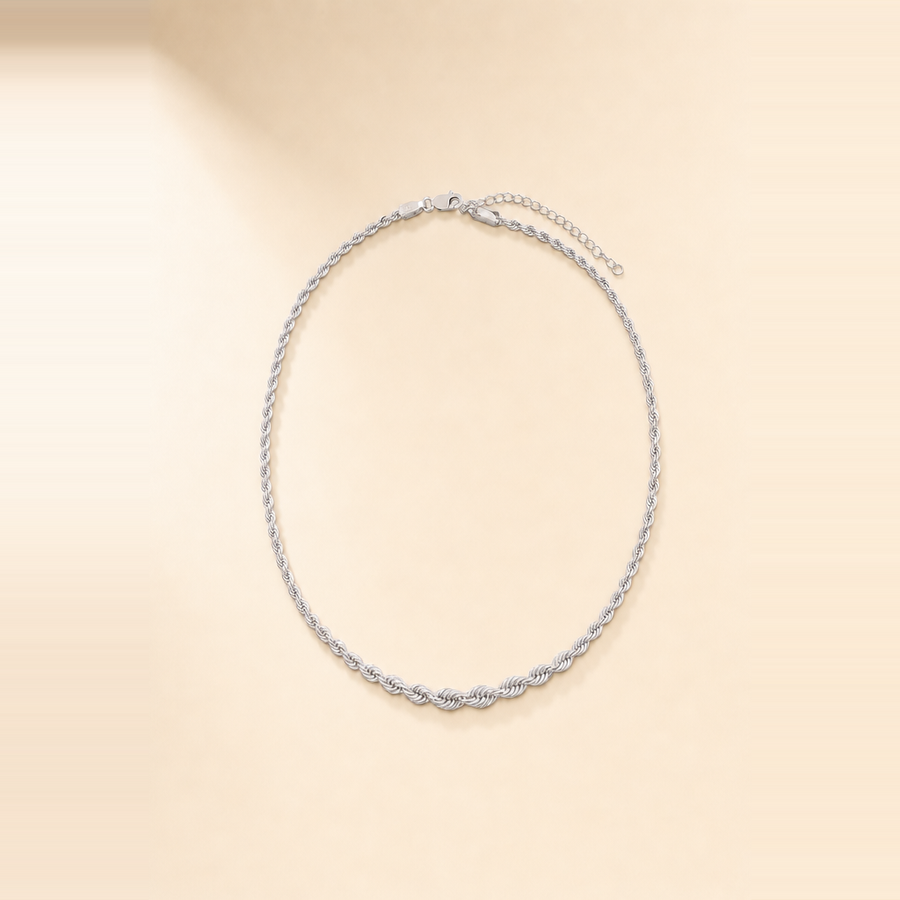 Graduated Rope Chain Necklace — view 6