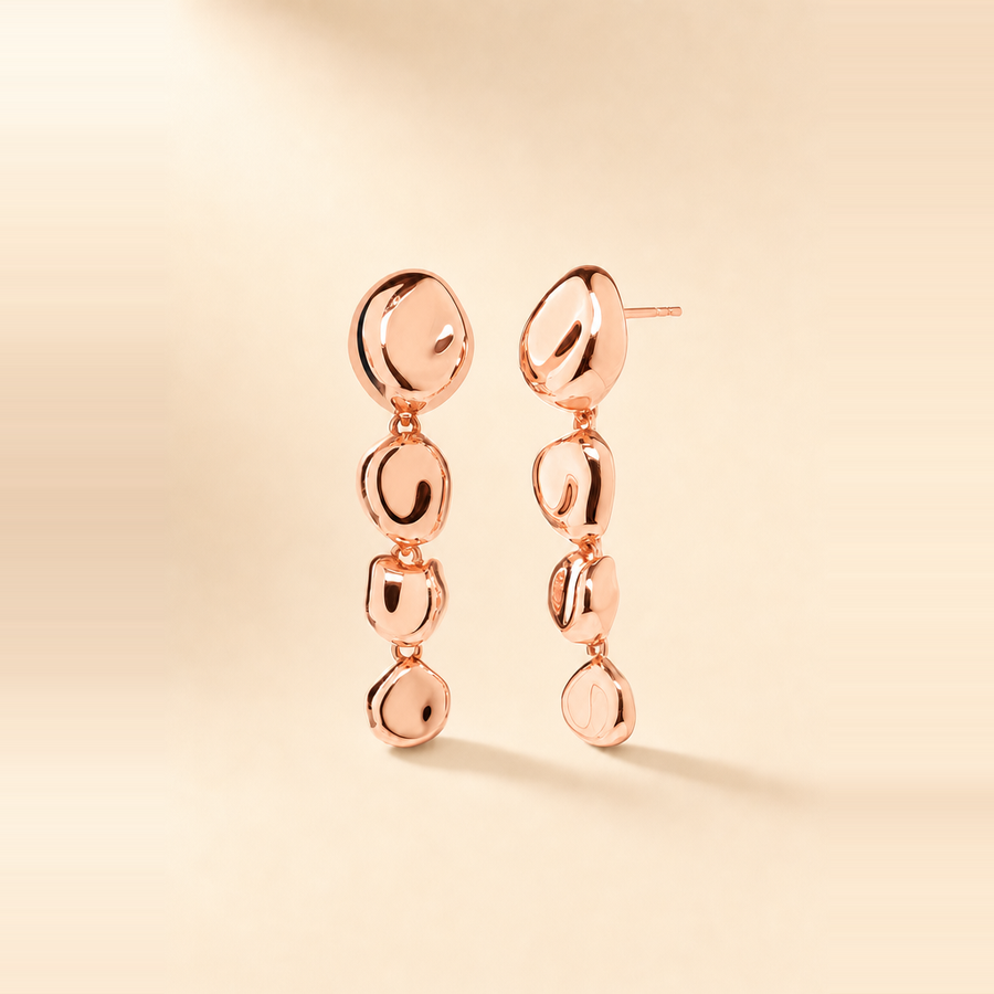 Pebble Drop Earrings — view 4
