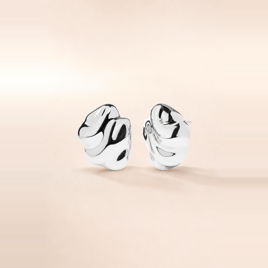Molten Ripple Earrings — view 5