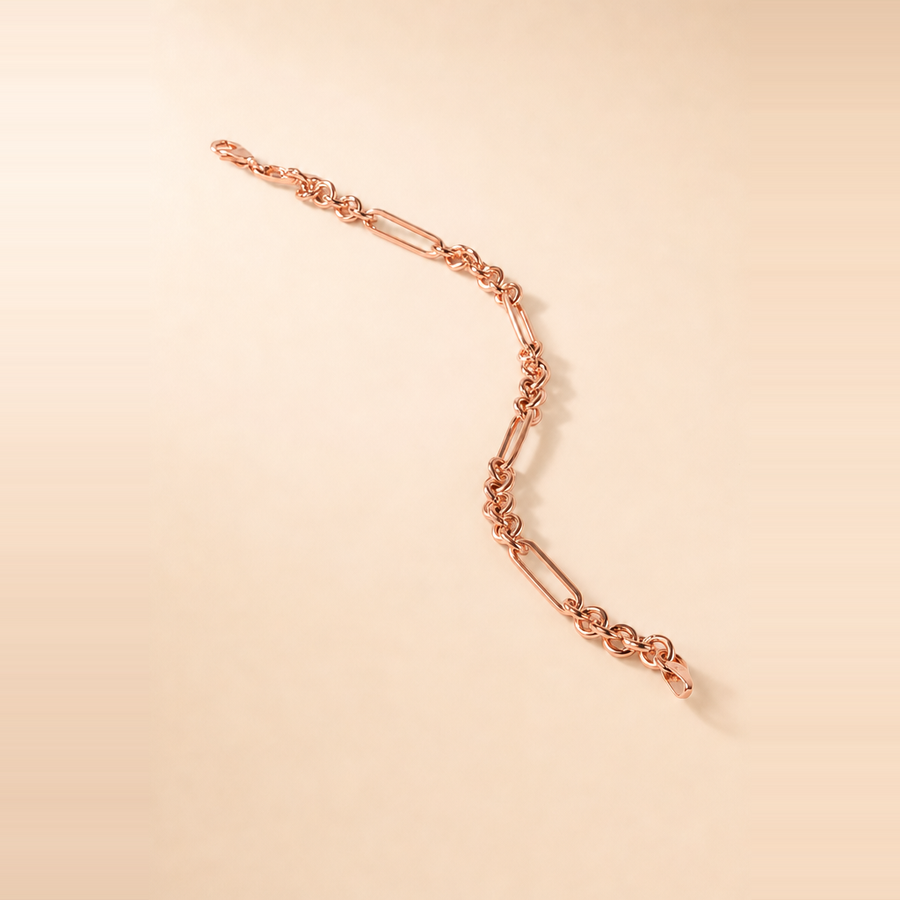 Mixed Link Chain Bracelet — view 4