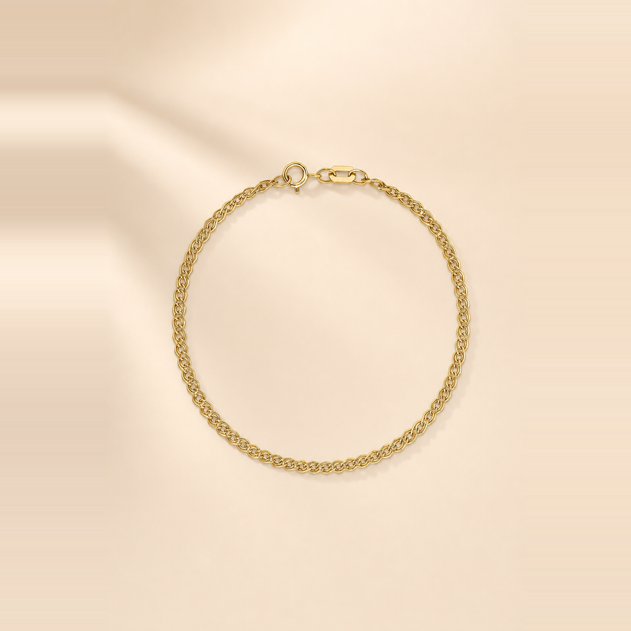 Petite Twin Chain Bracelet — view 1