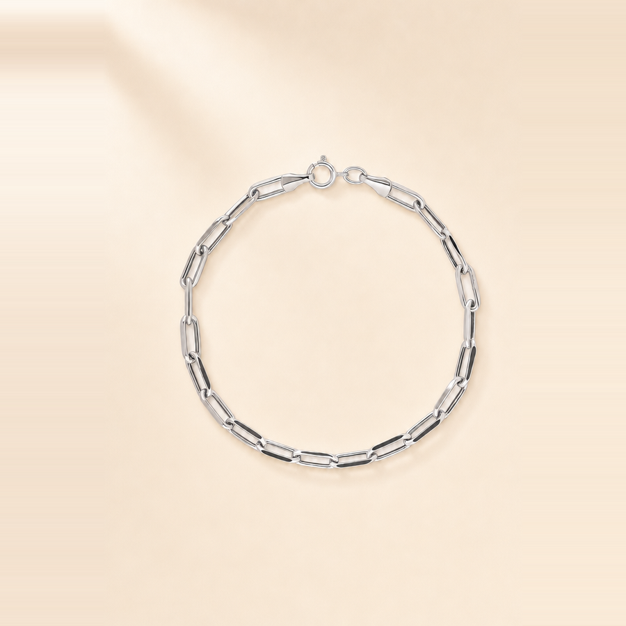 Paperclip Chain Bracelet — view 4