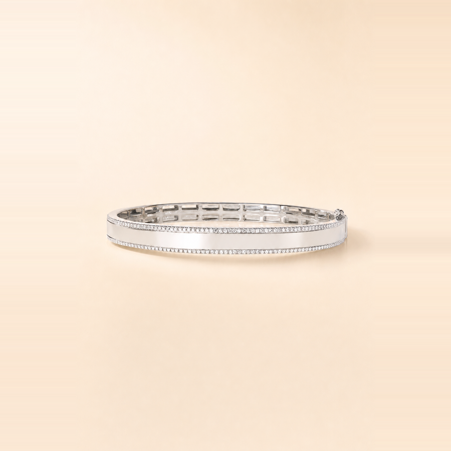 Pavé Border Bangle — view 2