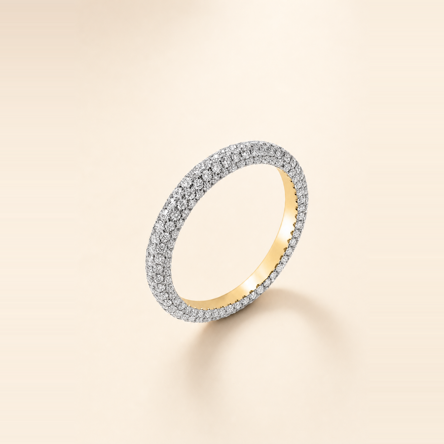 Pavé Studded Eternity Band — view 6