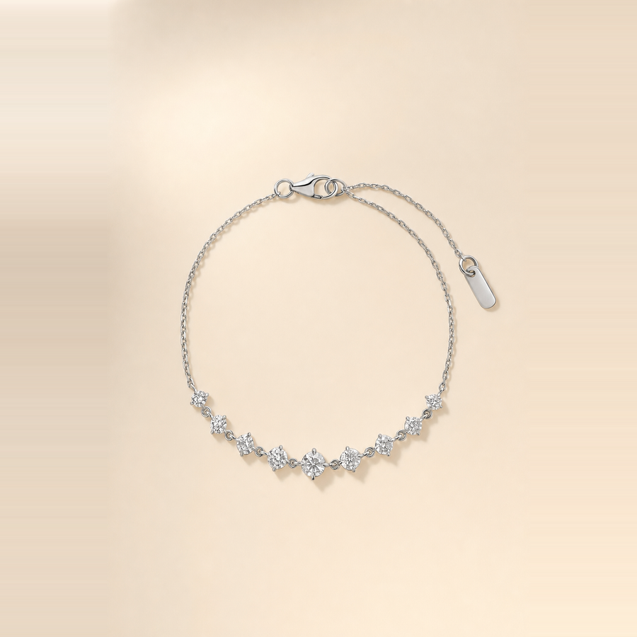 Starlight Graduated Diamond Bracelet — view 3