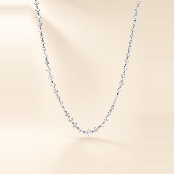 Starlight Diamond Tennis Necklace