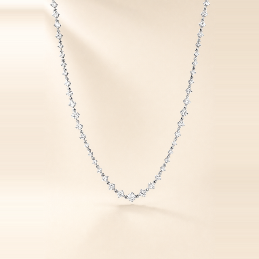 Starlight Diamond Tennis Necklace — view 1