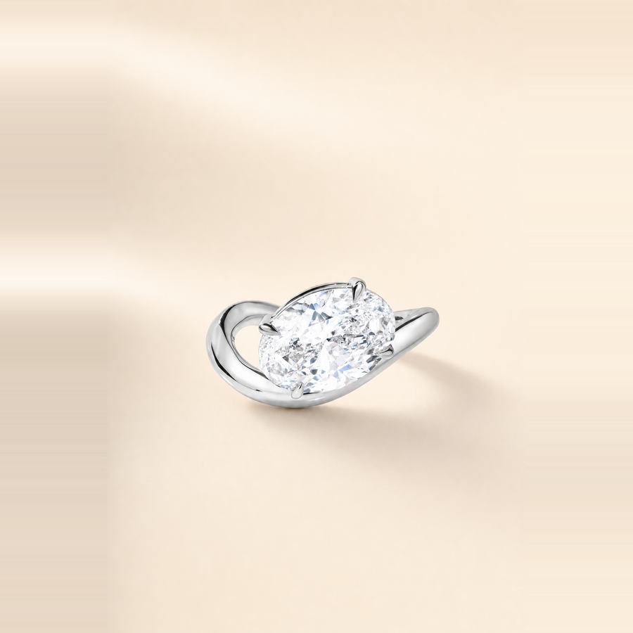 Oval East-West Diamond in the Wave — view 2