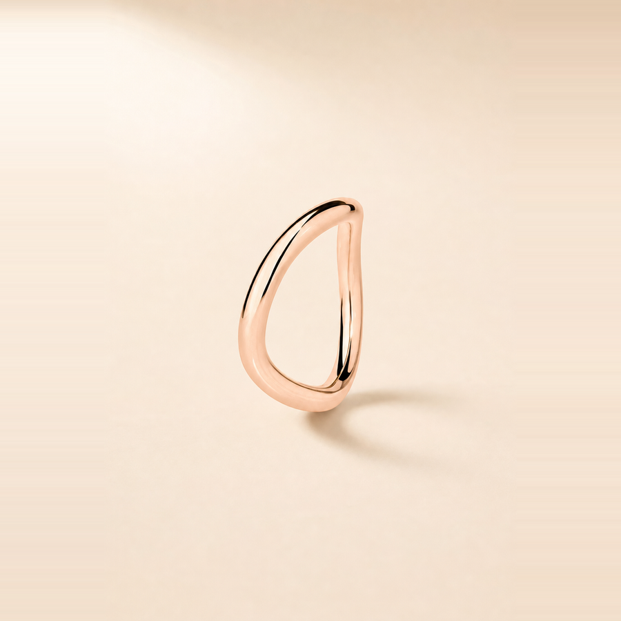 Wave Wedding Band — view 9
