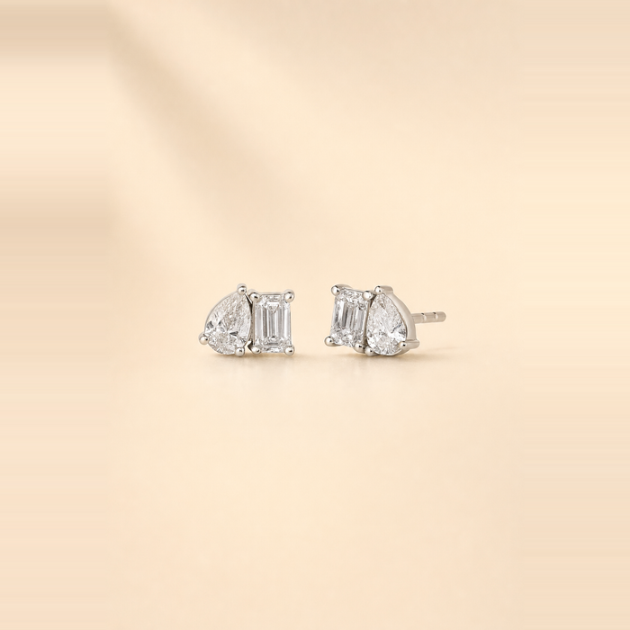 Toi et Moi Diamond Studs