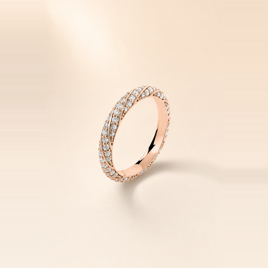 Rope Diamond Band — view 6