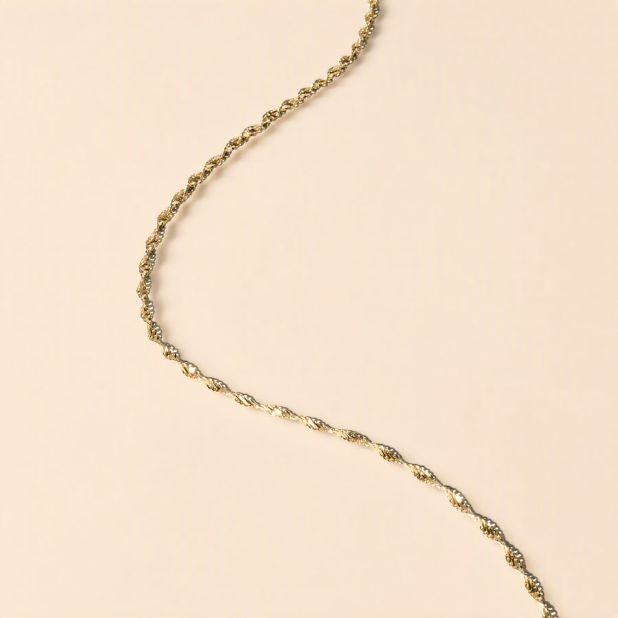 Twisted Dorica Chain Necklace — view 5