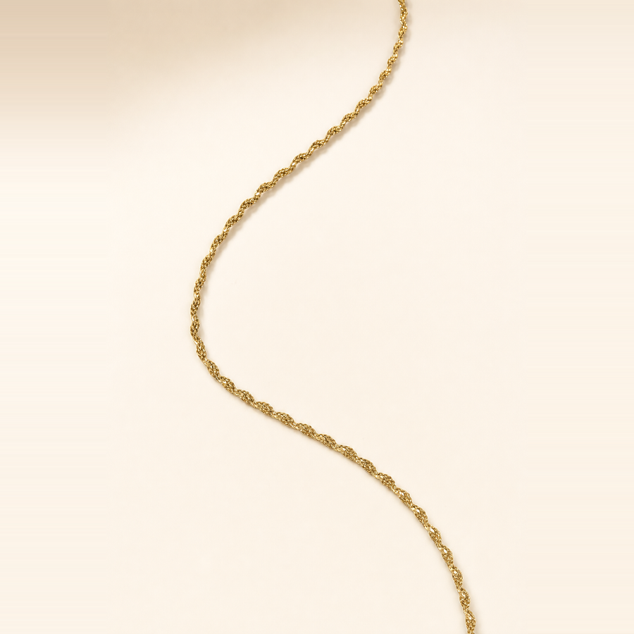 Twisted Dorica Chain Necklace — view 8