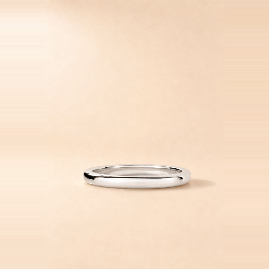 2mm Classic Gold Band &mdash; view 8