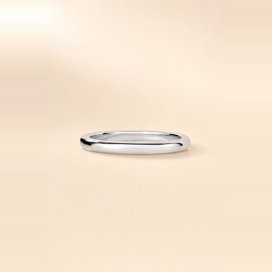 2mm Classic Gold Band &mdash; view 2