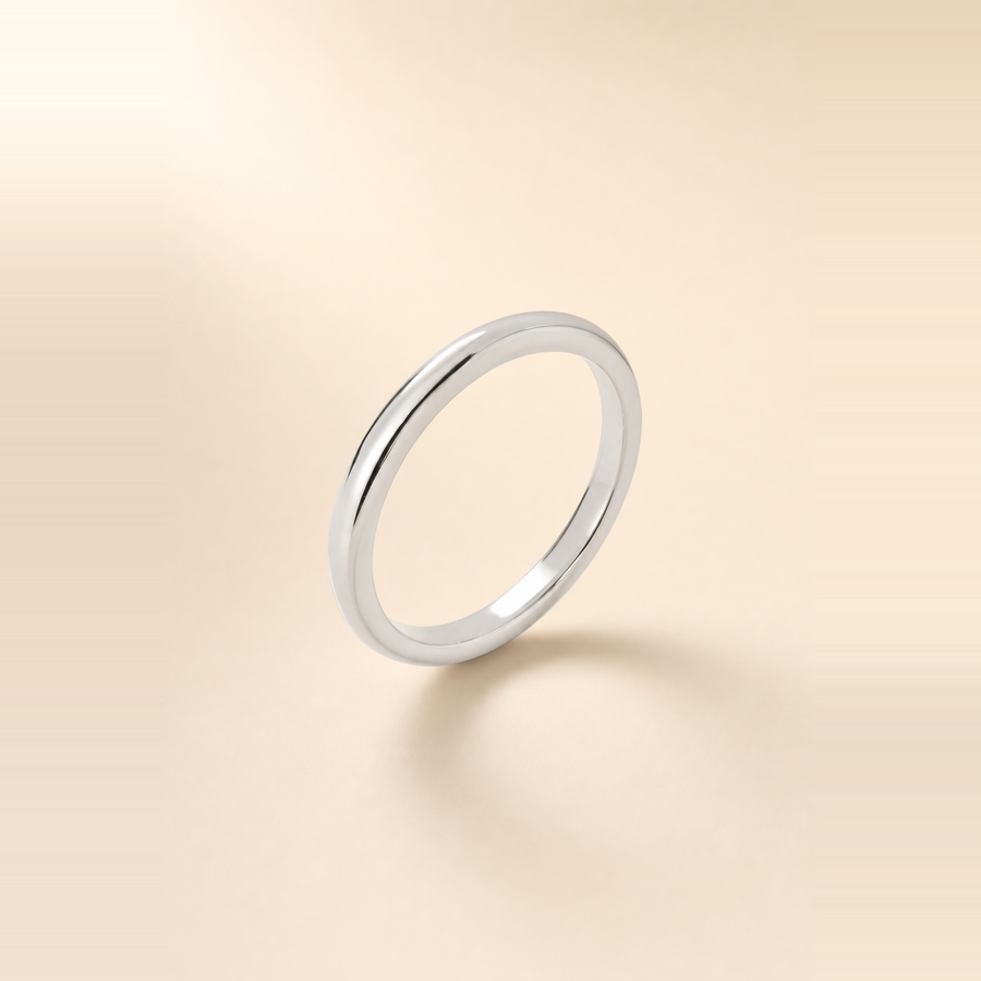 2mm Classic Gold Band &mdash; view 5