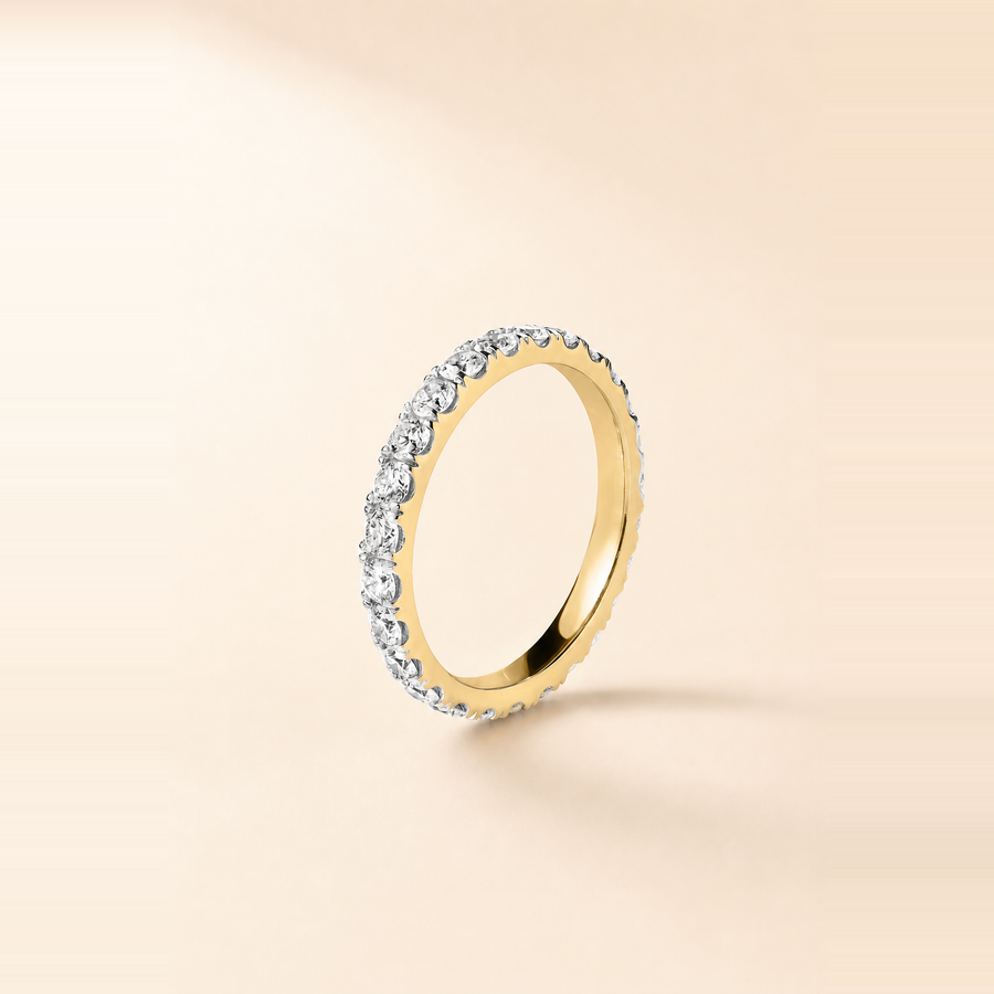 2.5mm Round Diamond Eternity Ring &mdash; view 4