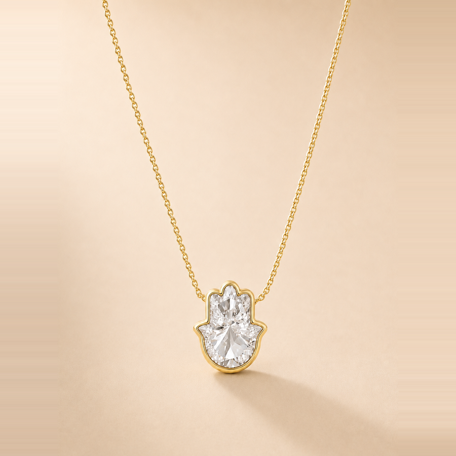 Hamsa Necklace &mdash; view 3