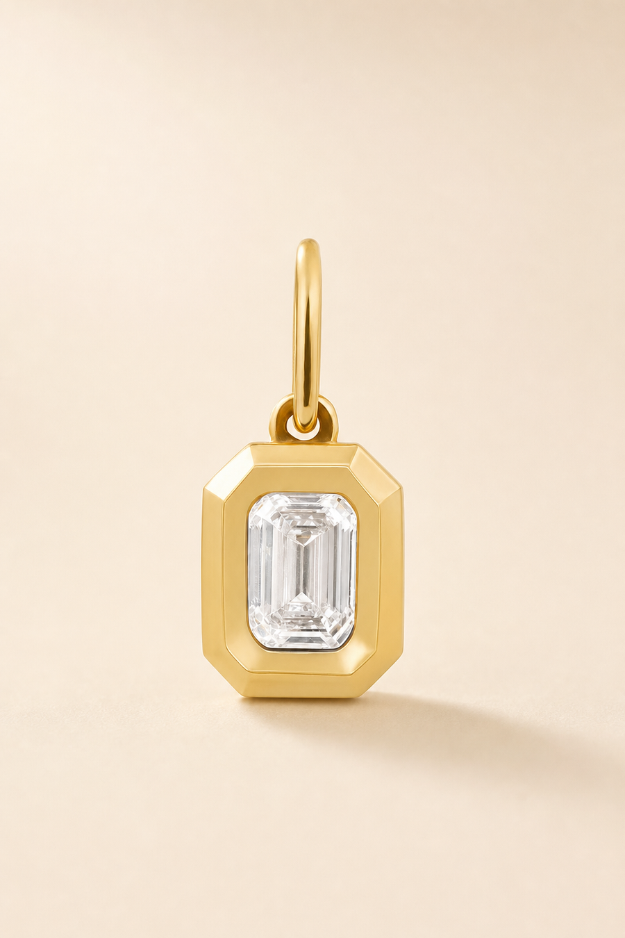 Bezel Pendant Necklace &mdash; view 4