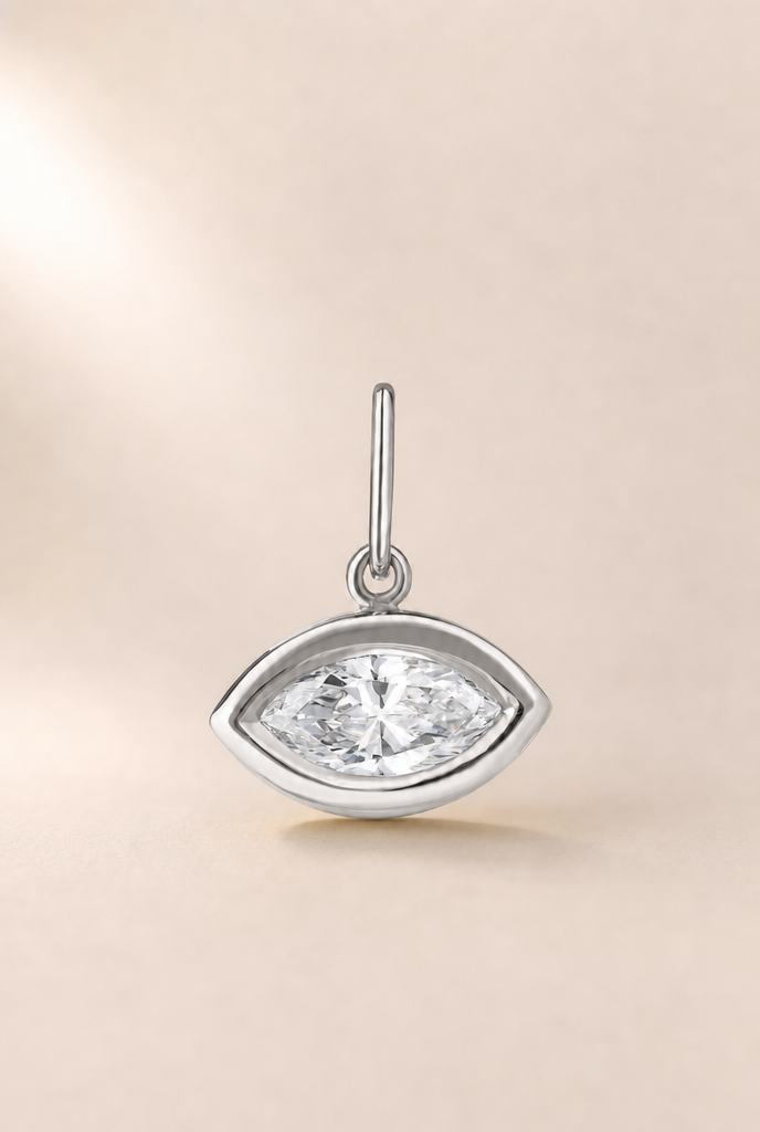 Bezel Pendant Necklace &mdash; view 8