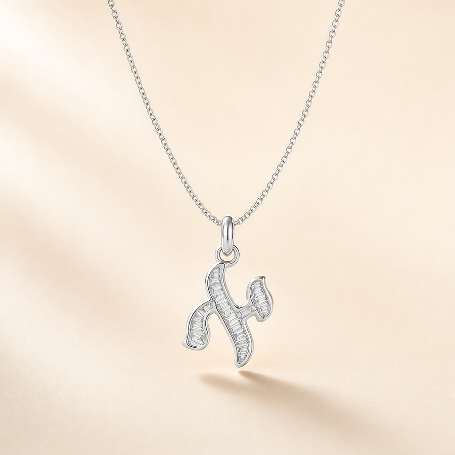 Aleph Baguette Necklace &mdash; view 2