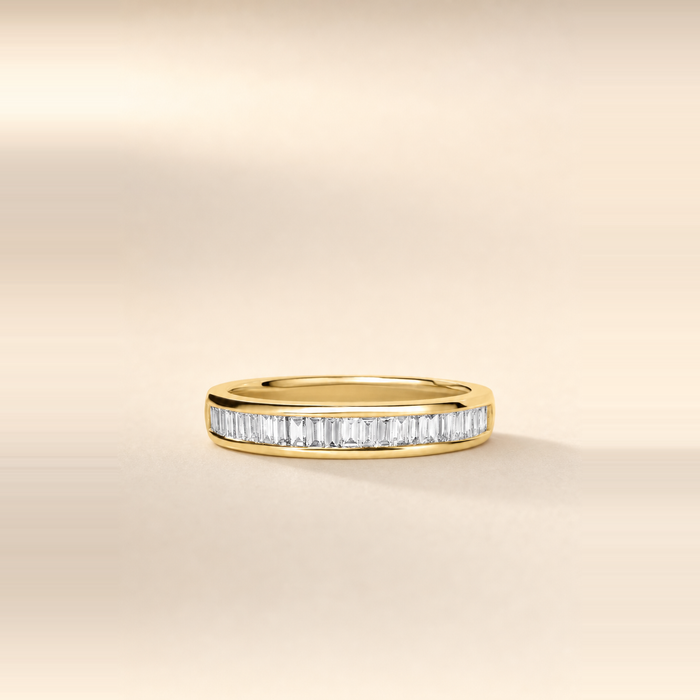 Baguette Channel Set Diamond Eternity Band