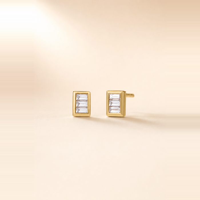 Baguette Studs