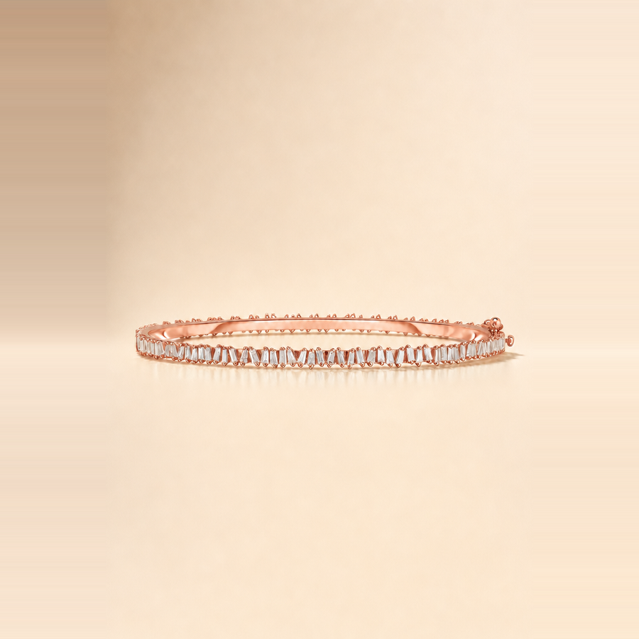 Baguette Zigzag Bangle &mdash; view 3