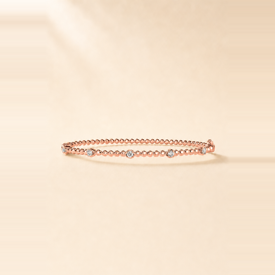 Diamond Bead Bangle &mdash; view 4