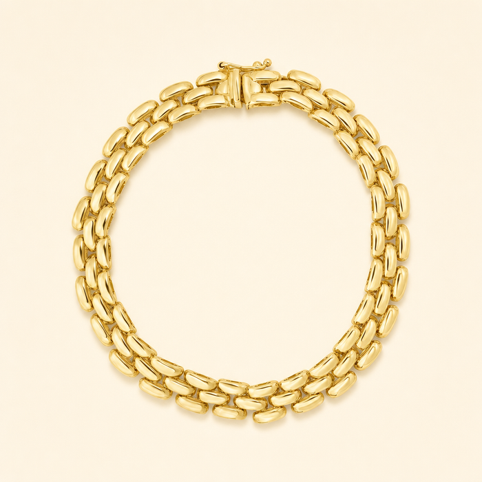 Bead-Link Chain Bracelet