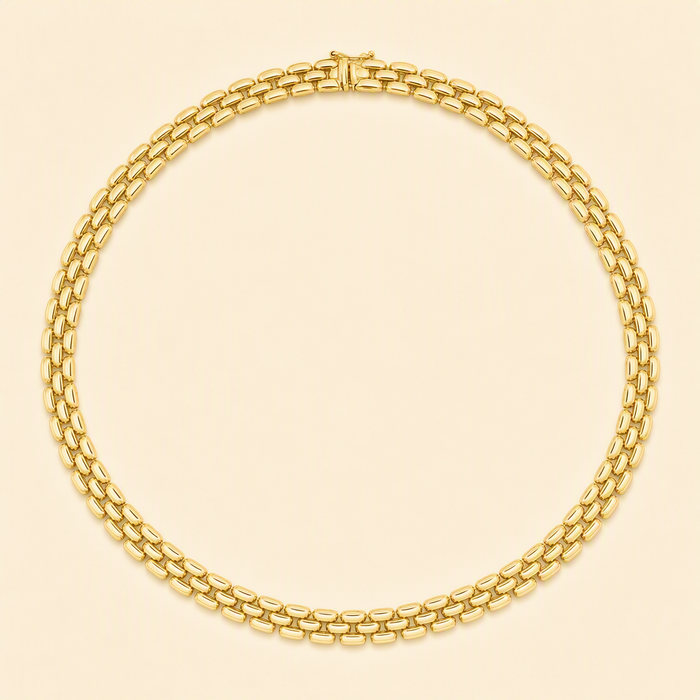 Bead-Link Chain Necklace