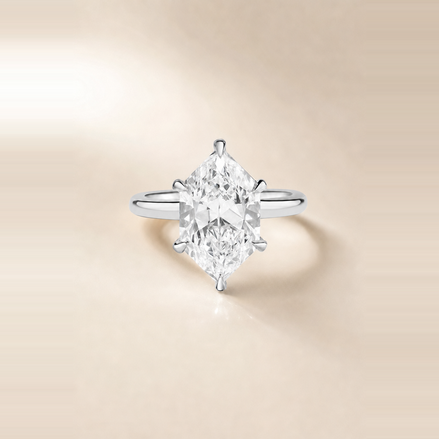 Duchess Diamond in Thin Hidden Halo &mdash; view 2