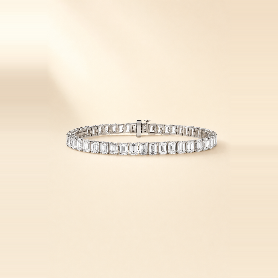 Emerald Cut Tennis Bracelet &mdash; view 2