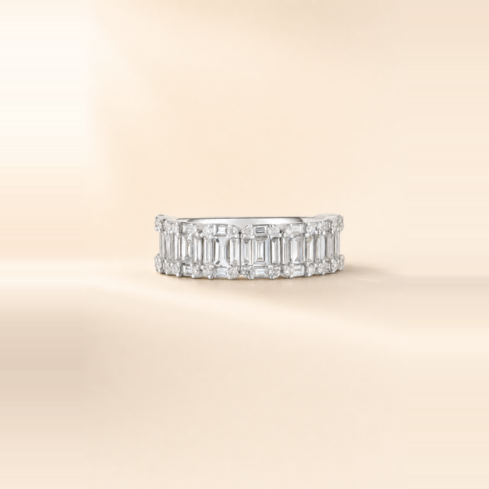 Emerald Illusion Eternity Ring