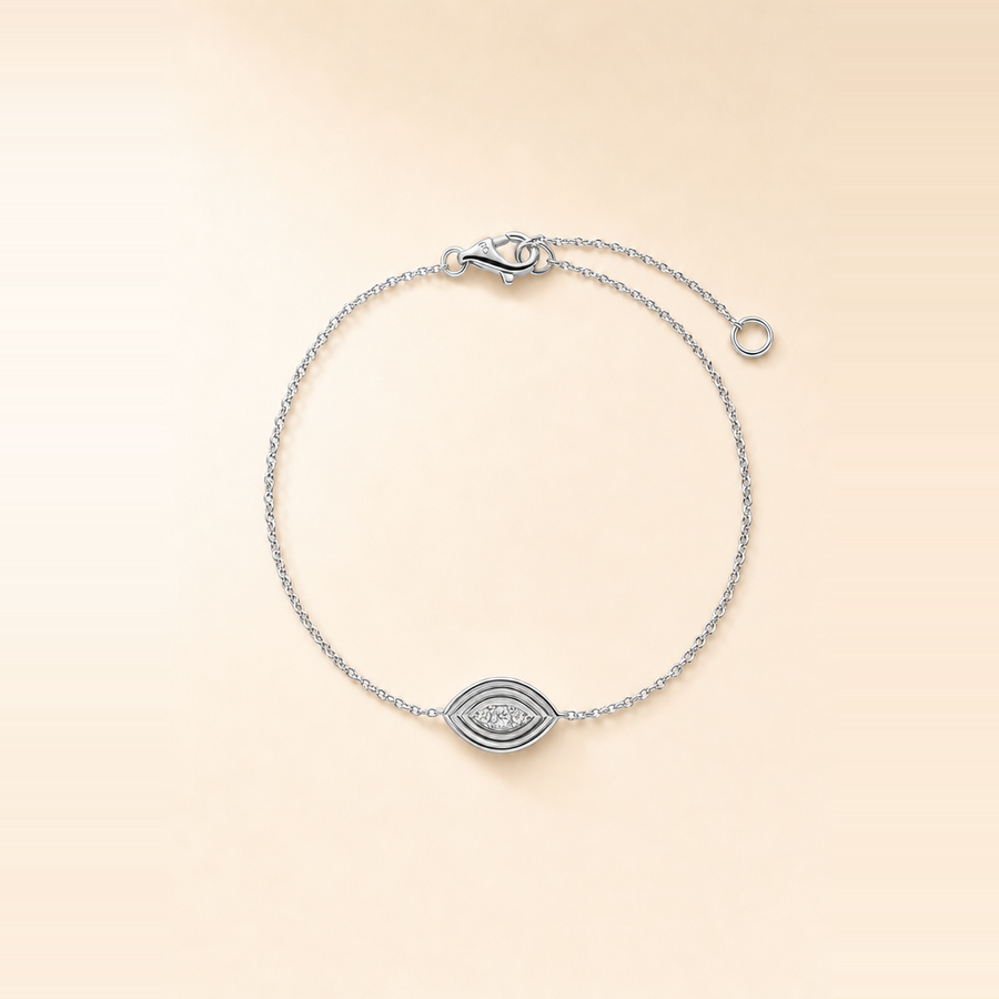 Diamond Evil Eye Bracelet &mdash; view 4