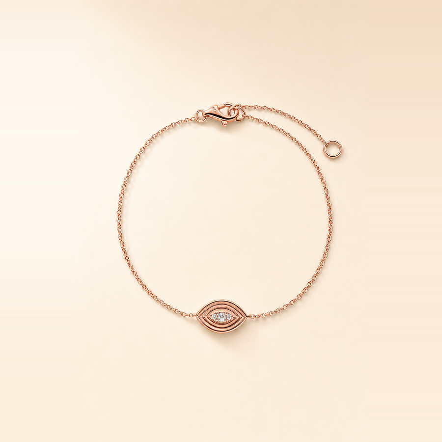 Diamond Evil Eye Bracelet &mdash; view 3