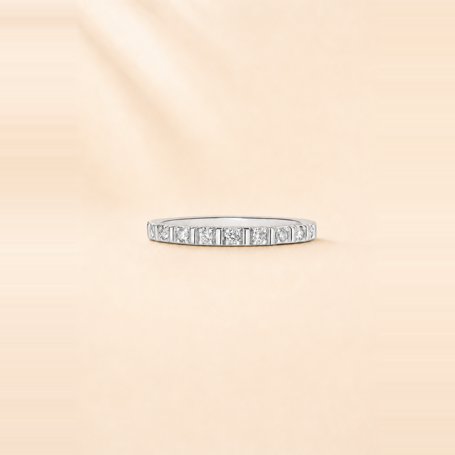 Fluted Diamond Band &mdash; view 2