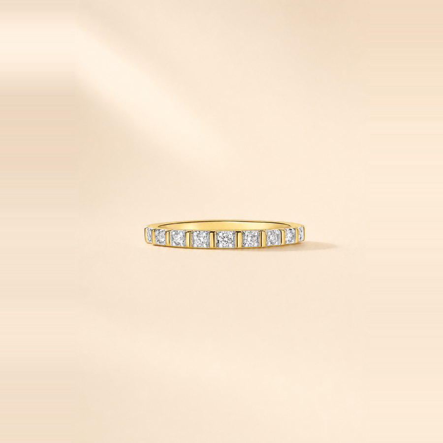 Fluted Diamond Band &mdash; view 6