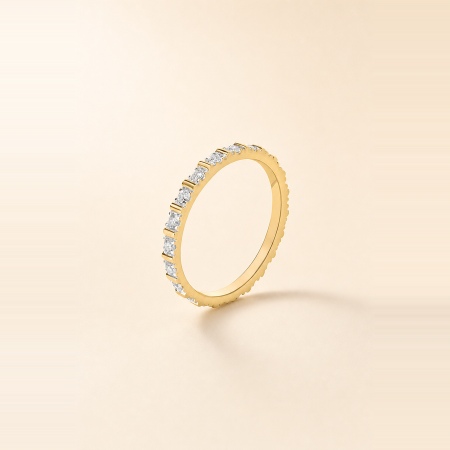 Fluted Diamond Band &mdash; view 7
