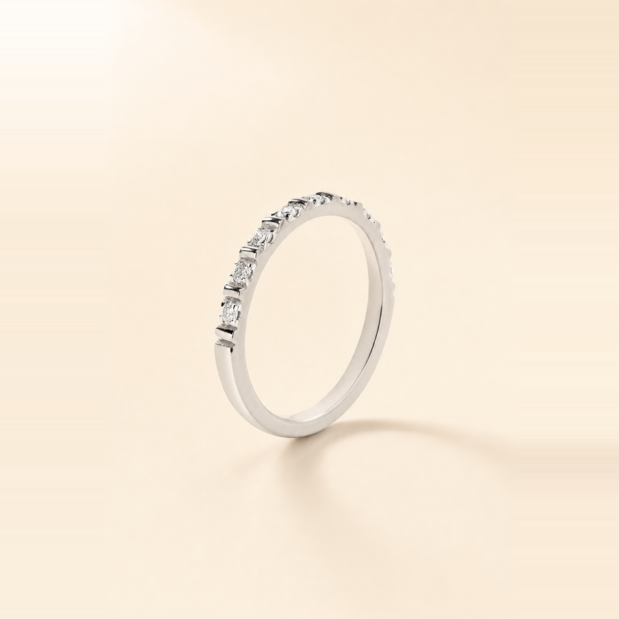 Fluted Diamond Band &mdash; view 9