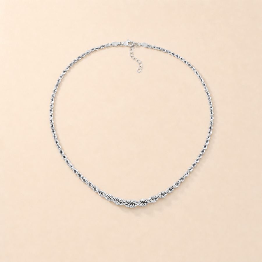 Graduated Rope Chain Necklace &mdash; view 4